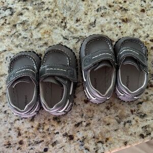 ❤️ 6 for 20 ❤️ Pediped Gray Baby Walker Shoes